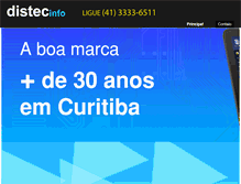 Tablet Screenshot of distecinfo.com.br